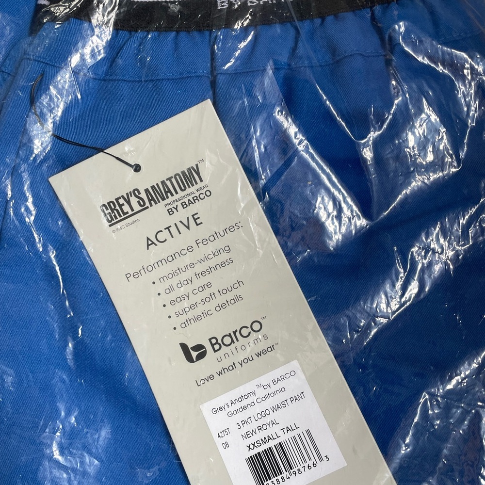 Grey's Anatomy Blue Scrub Pants